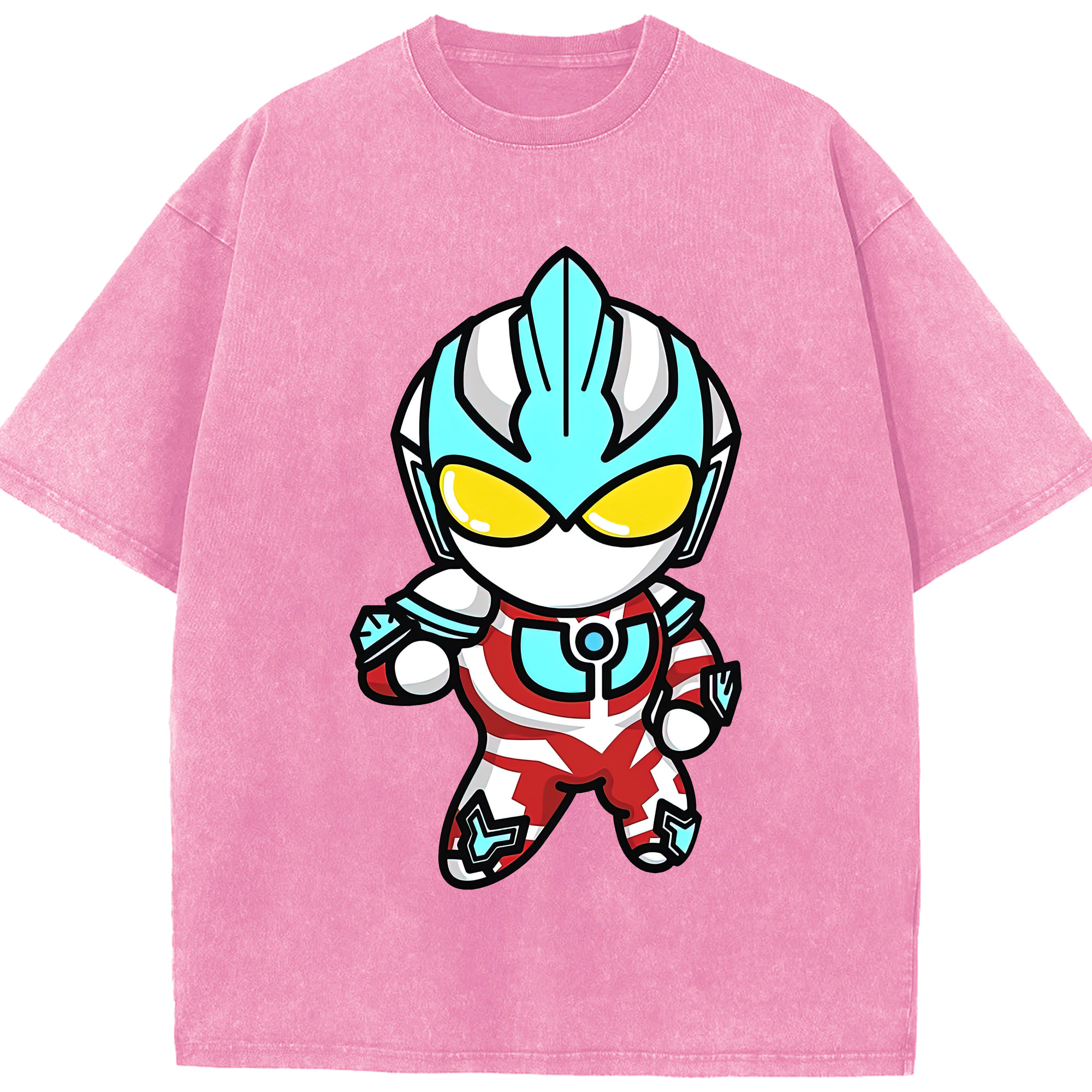 （画像用） ウルトラマン Ultraman 綿100% ヴィンテージ風 半袖Tシャツ（フロントプリント）